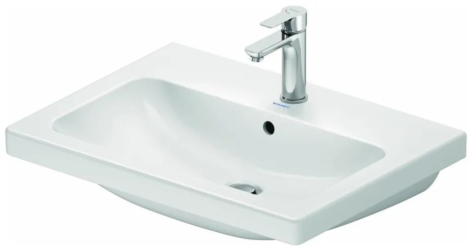 Duravit D-CODE lavoar suspendat 65x48 cm, ceramică, alb lucios - 23996500002