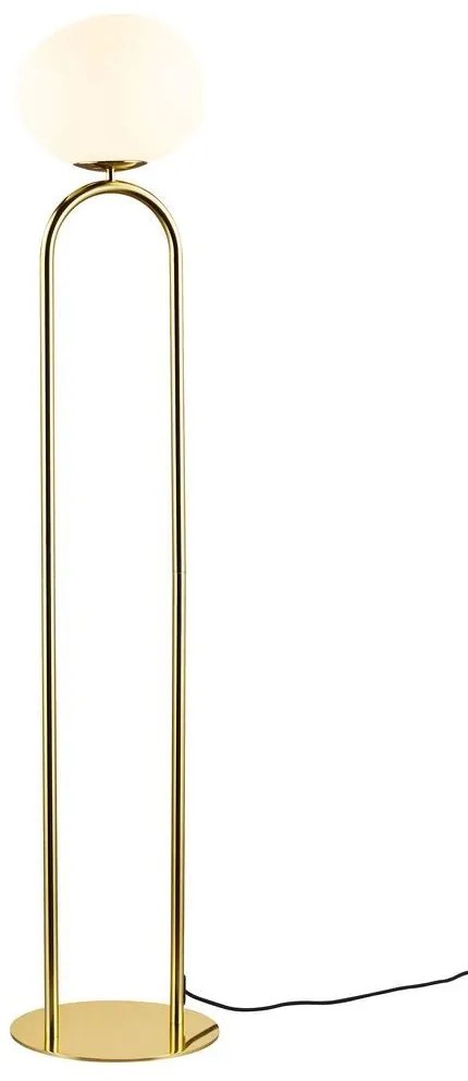 Lampadar modern cu abajur asimetric din sticla suflata, Shapes