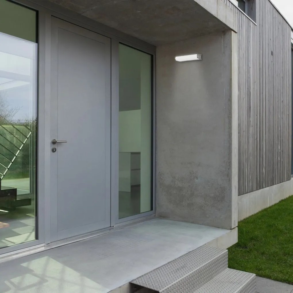 Aplica LED de perete pentru iluminat exterior IP44 Trogir antracit, alb