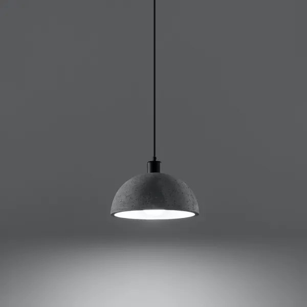 Sollux SL.0847 - Pendul PABLITO 1xE27/60W/230V beton pe cablu