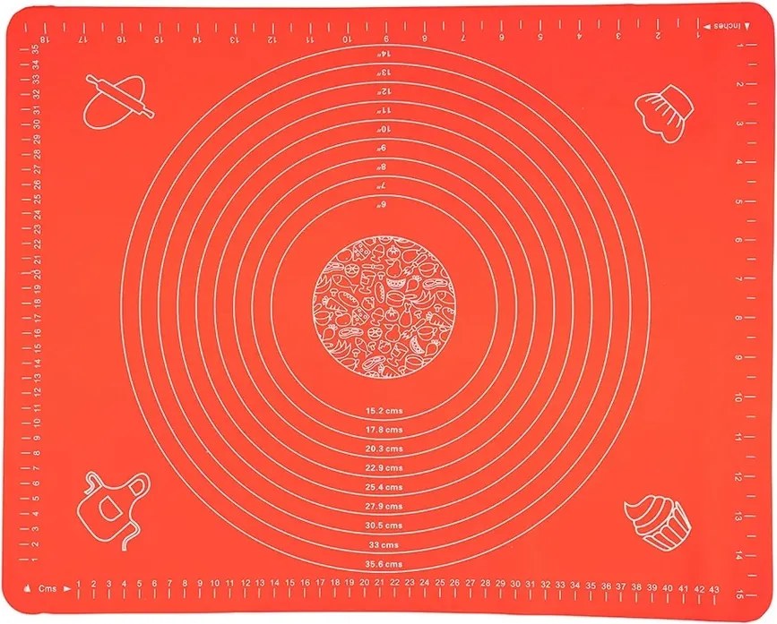 Planșă de silicon Altom 40 x 50 cm, roșu