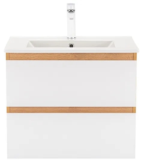 Dulap inferior Vario Forte 60 cu lavoar stejar-alb