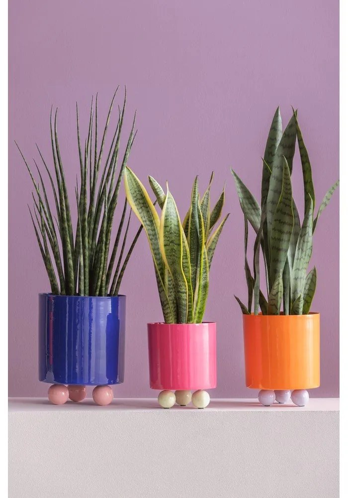 Ghiveci decorativ din metal ø 18 cm Double Funky – PT LIVING