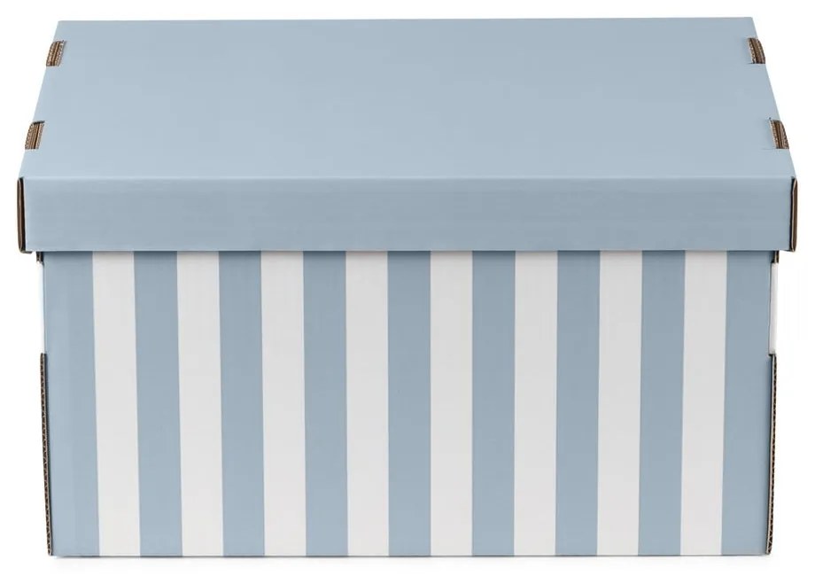 Cutii de depozitare din carton cu capac 2 buc. Stripes – Compactor