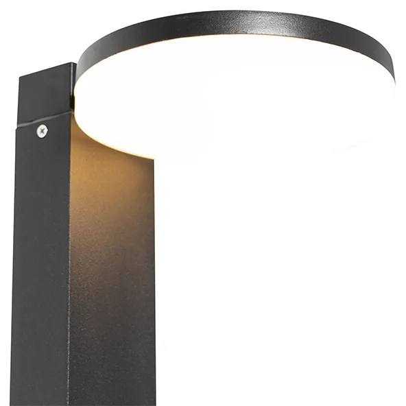 Lampă de podea modernă pentru exterior neagră, inclusiv LED 80 cm IP44 - Esmee