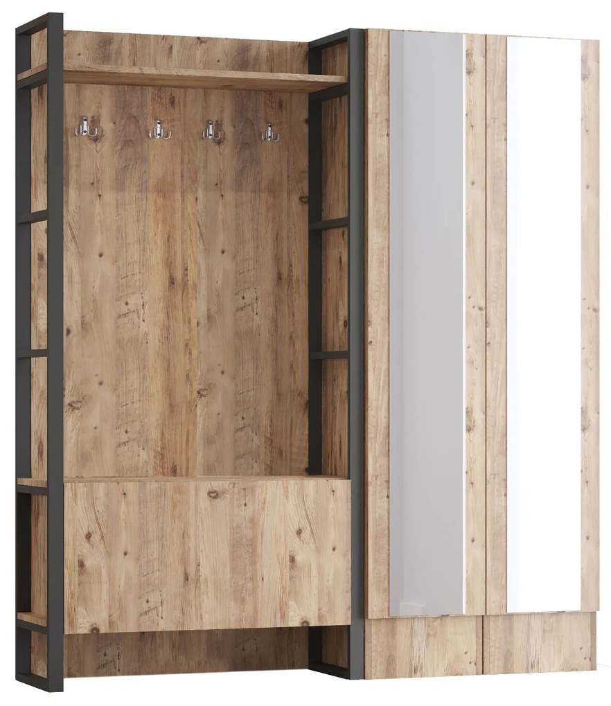 Set mobilier pentru hol Mike 17 (Pin atlantic). 1072604
