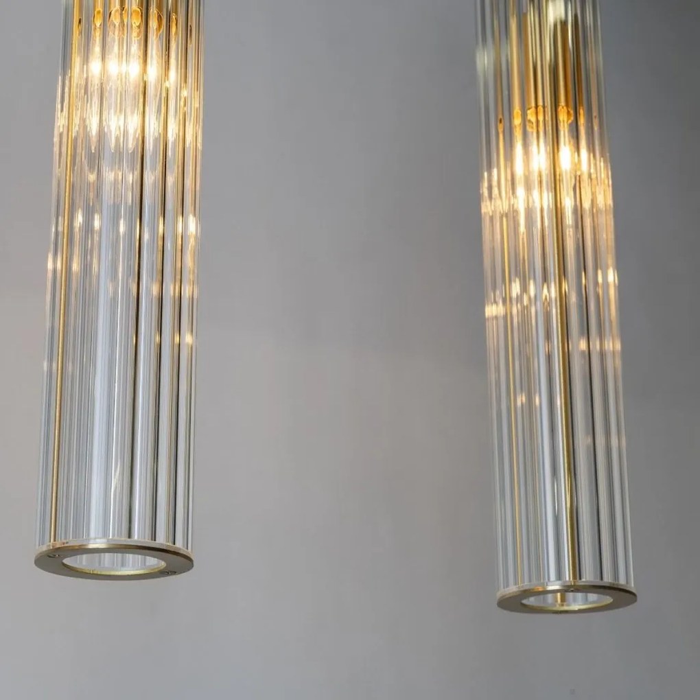 Lustra cu 4 pendule design modern ARIA alama periata
