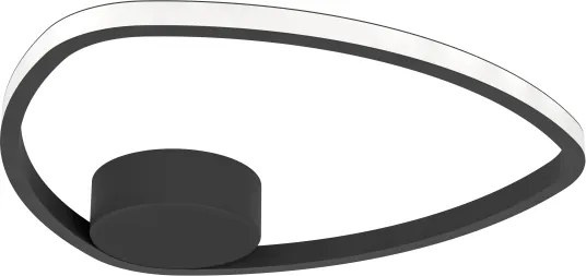 Eglo 902148 - Plafonieră MOSCHELLA LED/9,7W/230V neagră