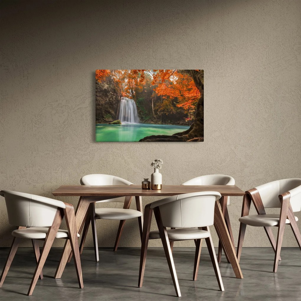 Tablou - Cascadă în Thailanda (90x60 cm)