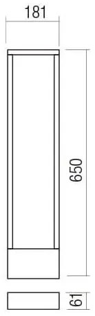 Lampă LED de exterior WALD LED/10W/230V IP65 antracit Redo 90509