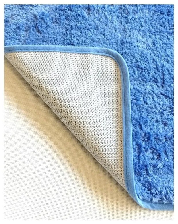 Covoraș de baie albastru 50x80 cm – JAHU collections