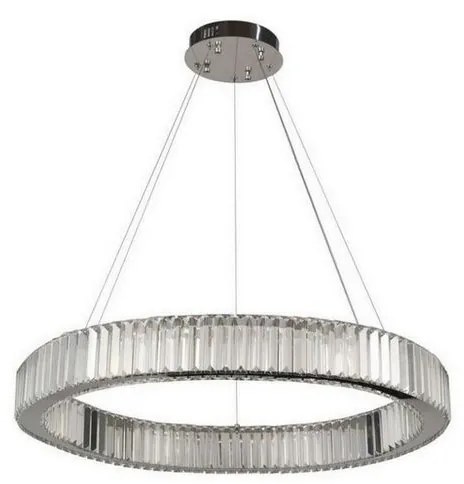 Lustră LED dimabilă pe cablu LED/50W/230V 3000-6500K crom + telecomandă