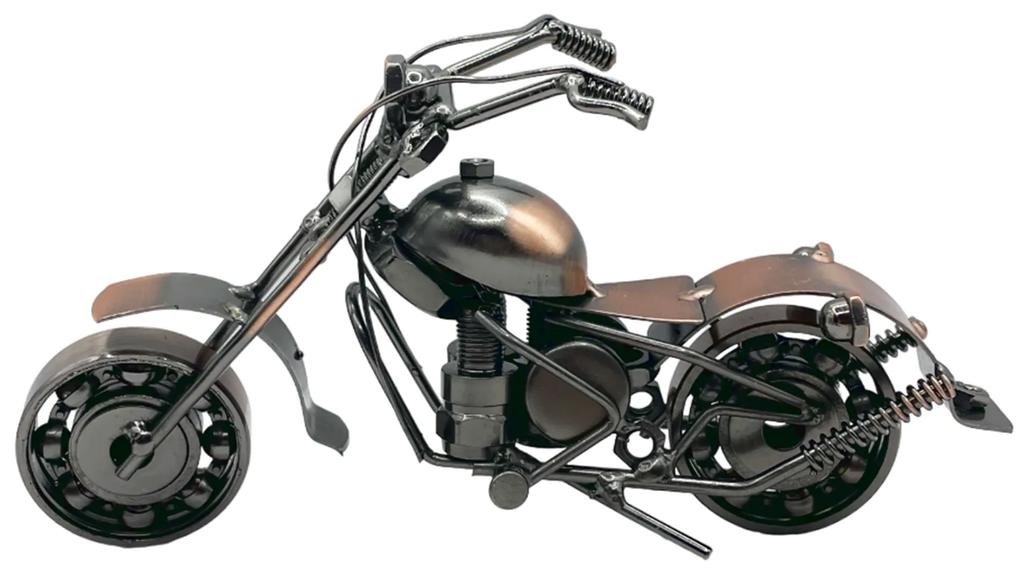 Macheta motocicleta metal BIKER,  20x10cm