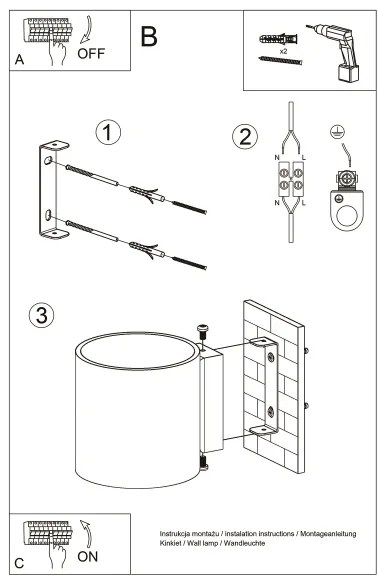 Aplică LED FRIDA 1xG9/4W/230V alb Brilagi