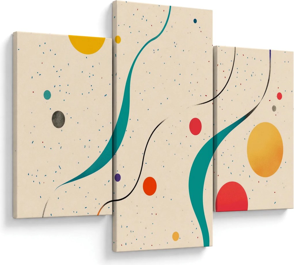 Tablou - Ilustrație colorată minimalistă (90x60 cm)