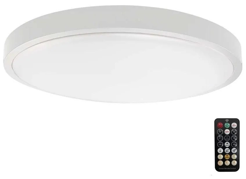 Plafonieră LED cu senzor pentru baie LED/18W/230V 3000K IP44 alb