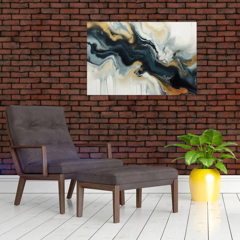 Tablou - Desen marmorat (90x60 cm)