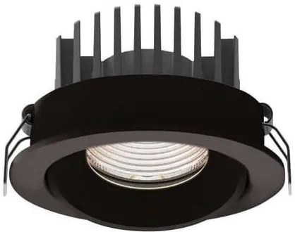 Spot LED incastrabil baie IP65 Cyklop IP65 4000K negru