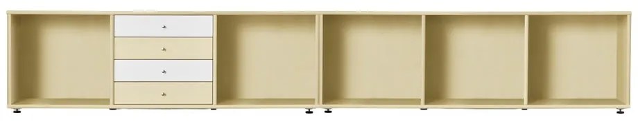 Comodă galben-deschis joasă 267x61 cm Mistral – Hammel Furniture