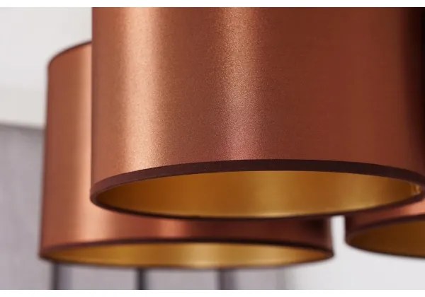 Lustră aplicată Duolla ROLLER TRIO SHINY 3xE27/15W/230V cupru/auriu
