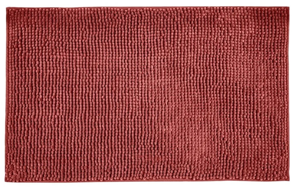 Covoraș de baie roșu din material textil 50x80 cm Chenille – Allstar