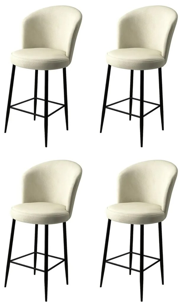 Set de scaune de bar Alte Cream, 4 buc., 4 buc