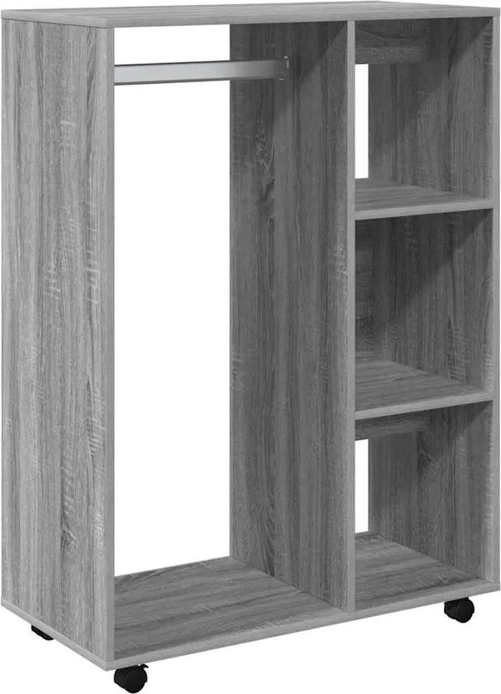 vidaXL Șifonier, gri sonoma, 80x40x110 cm, lemn prelucrat