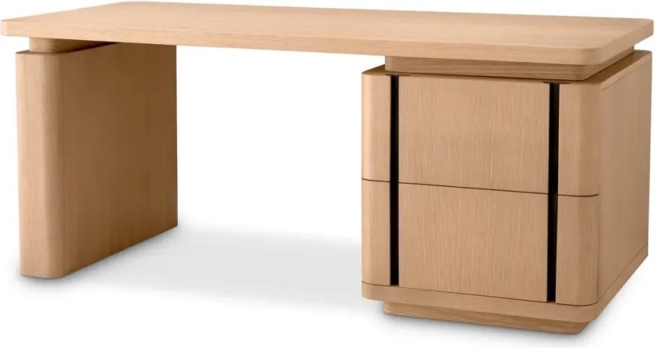 Birou design LUX Modesto, Natural oak