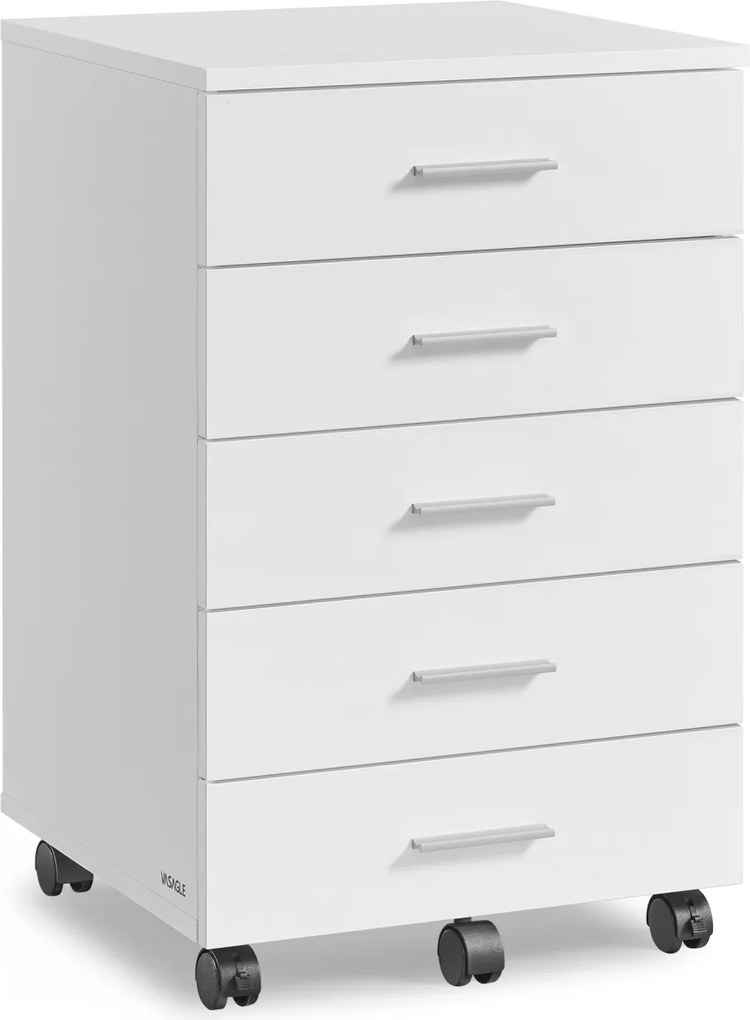 Fiset, dulap birou Vasagle Alb 42x40x65.7 cm