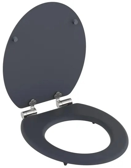 Schütte 80104 - Capac WC SPIRIT Antracit, SoftClose, din MDF