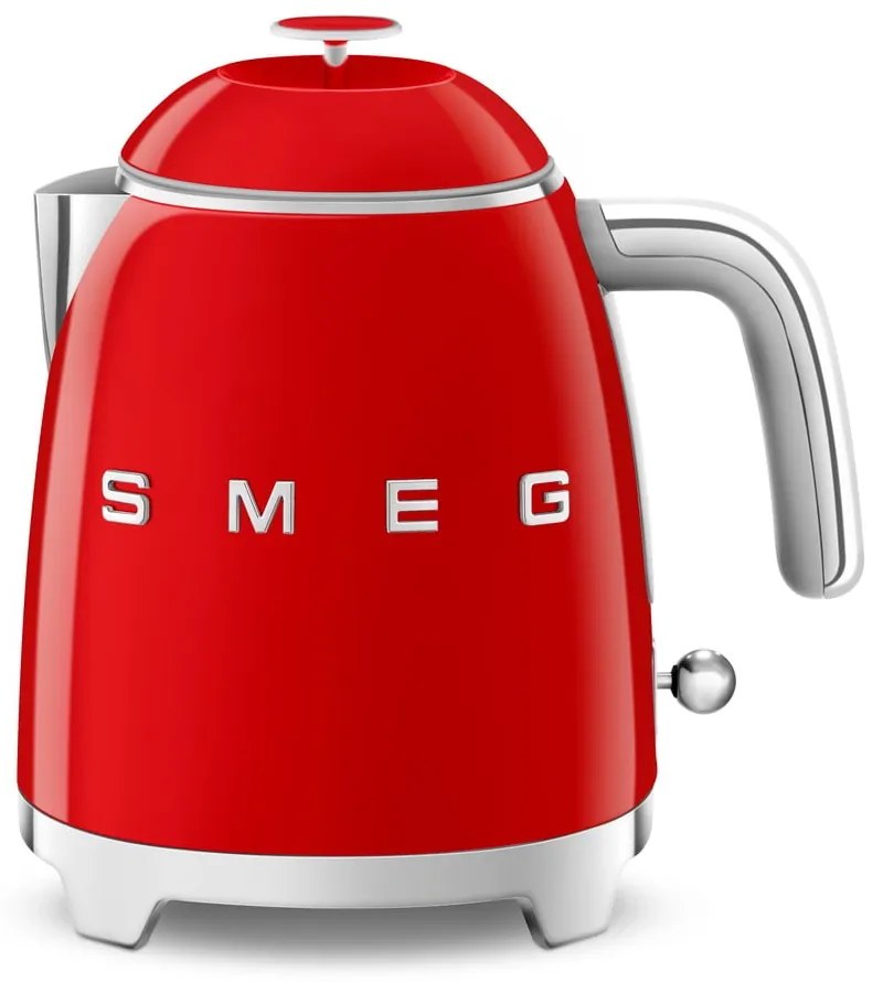 Ceainic electric roșu din oțel inoxidabil 800 ml Retro Style – SMEG