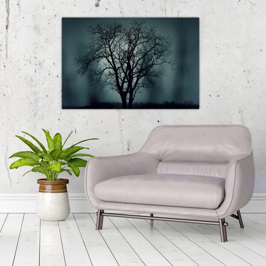 Tablou copaci în eclipsă (90x60 cm)