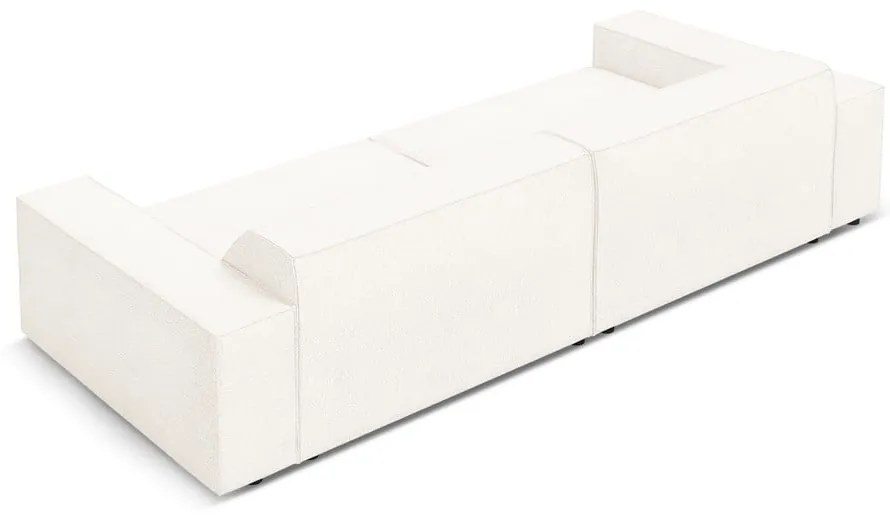 Canapea bej cu tapițerie bouclé 244 cm Jodie – Micadoni Home