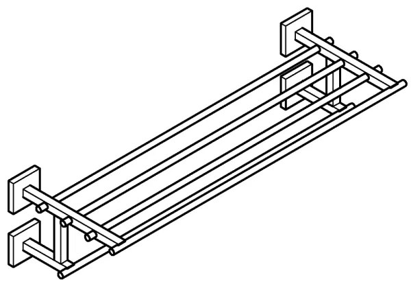 GROHE 41099DC0 - Suport 210 x 600 inox