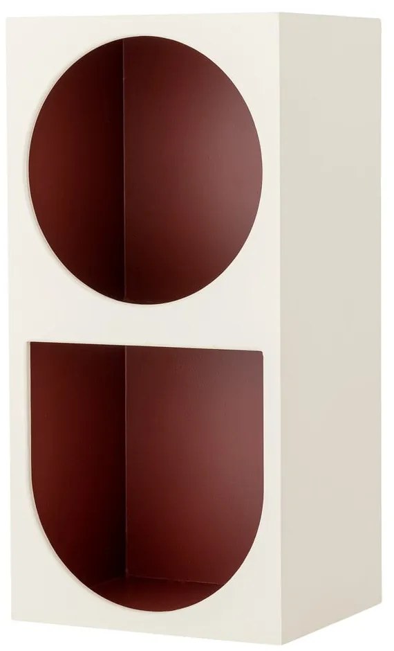 Bibliotecă de perete roșie/albă 30x60 cm Graphia – Bloomingville