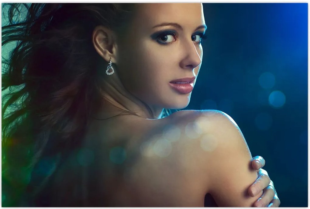 Tablou - Privirea unei femei tinere (90x60 cm)