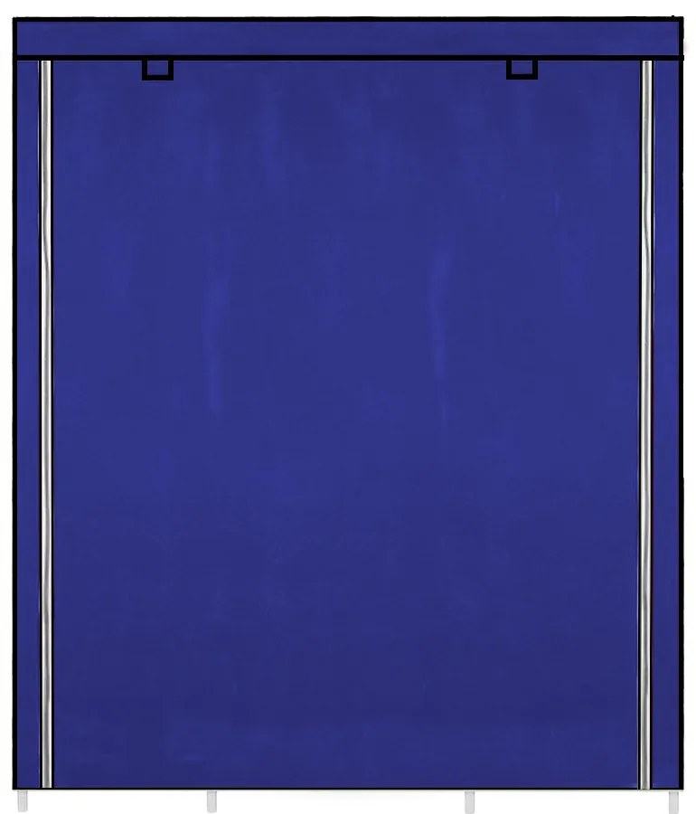 Sifonier mobil, dimensiuni 130x45x170 cm-albastru