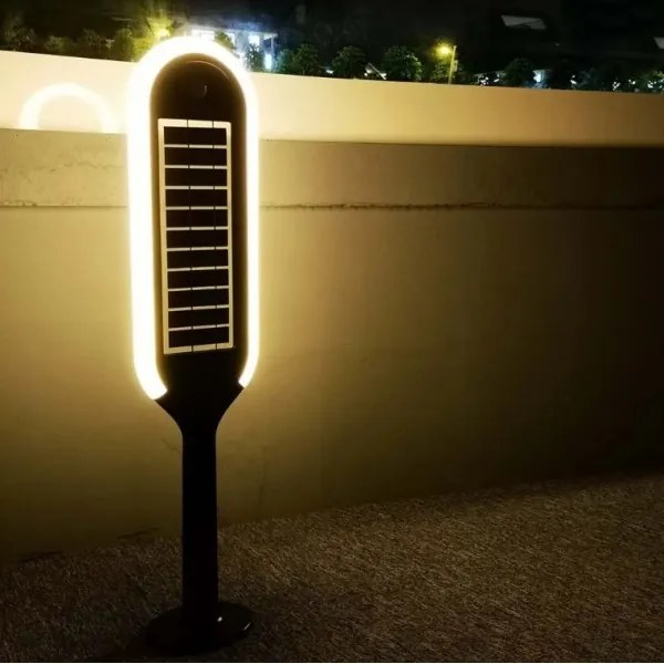 Lampă solară LED cu senzor BOLLARD LED/5W/5,5V 70 cm 4000K IP65 2000 mAh