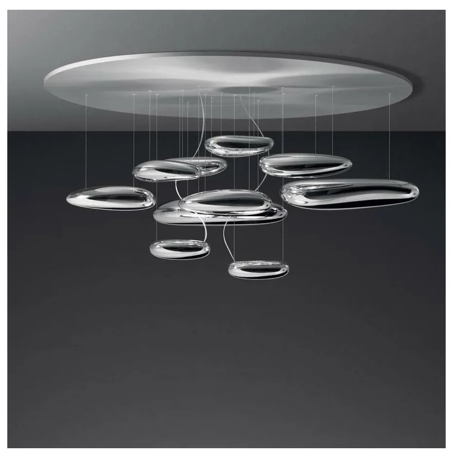 Lustră LED dimabilă aplicată Artemide 1366110A MERCURY LED/58W/230V 3000K