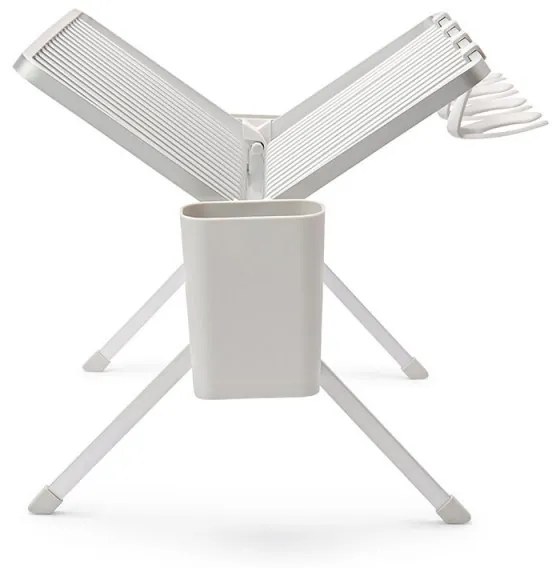Uscator de vase pliabil Brabantia SinkSide 1004152, Suport pentru ustensile, Rezistent la coroziune, Gri deschis