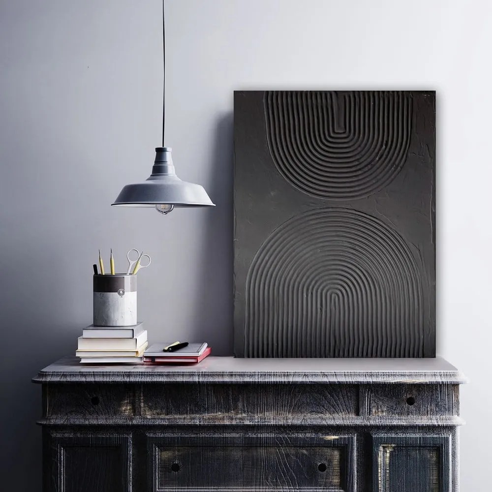 Tablou pictat manual 70x100 cm 3D Canvas – Wallity