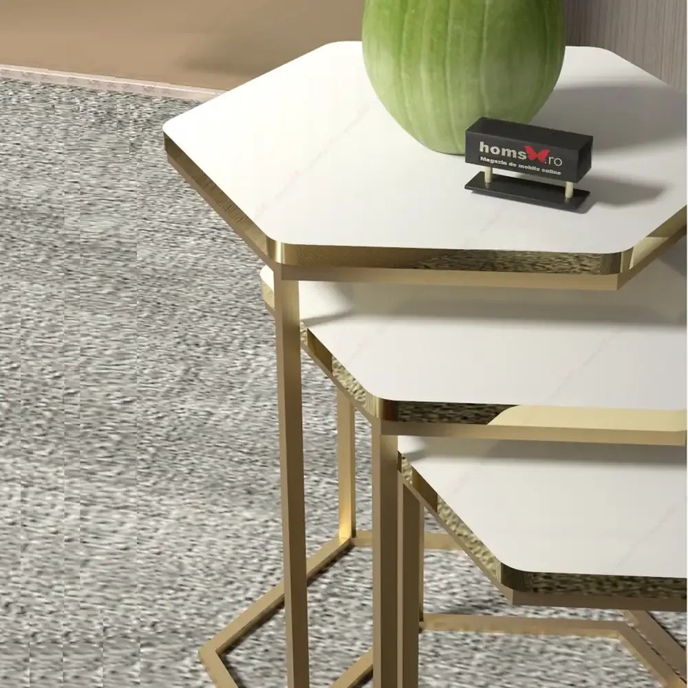 Set 3 masute de cafea, Aurora, 25067