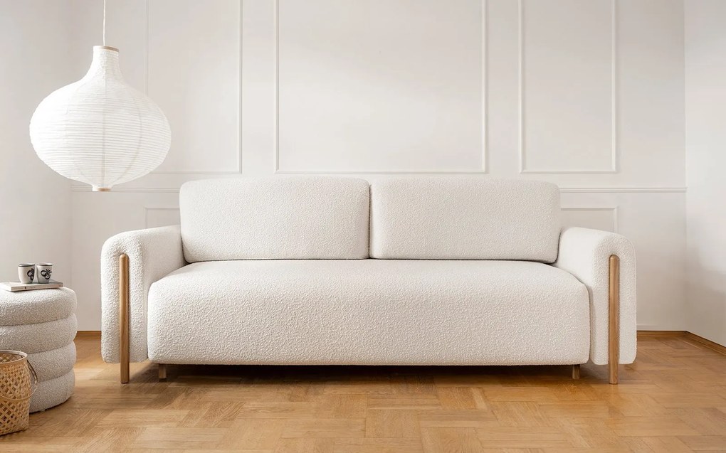 Canapea lemn masiv CosmoFlex Extensibila Personalizabila - Jaffray 03, Lemn Stejar