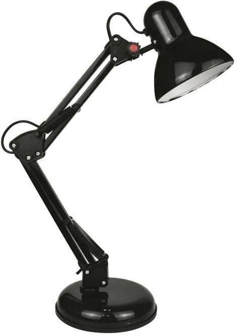 Lampă de birou Rodolfo, 59x35x15,5 cm, metal, negru