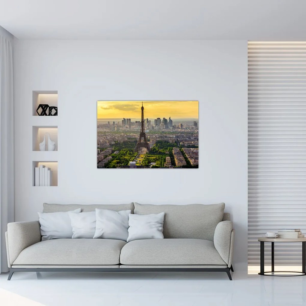 Tablou - Panorama Parisului (90x60 cm)