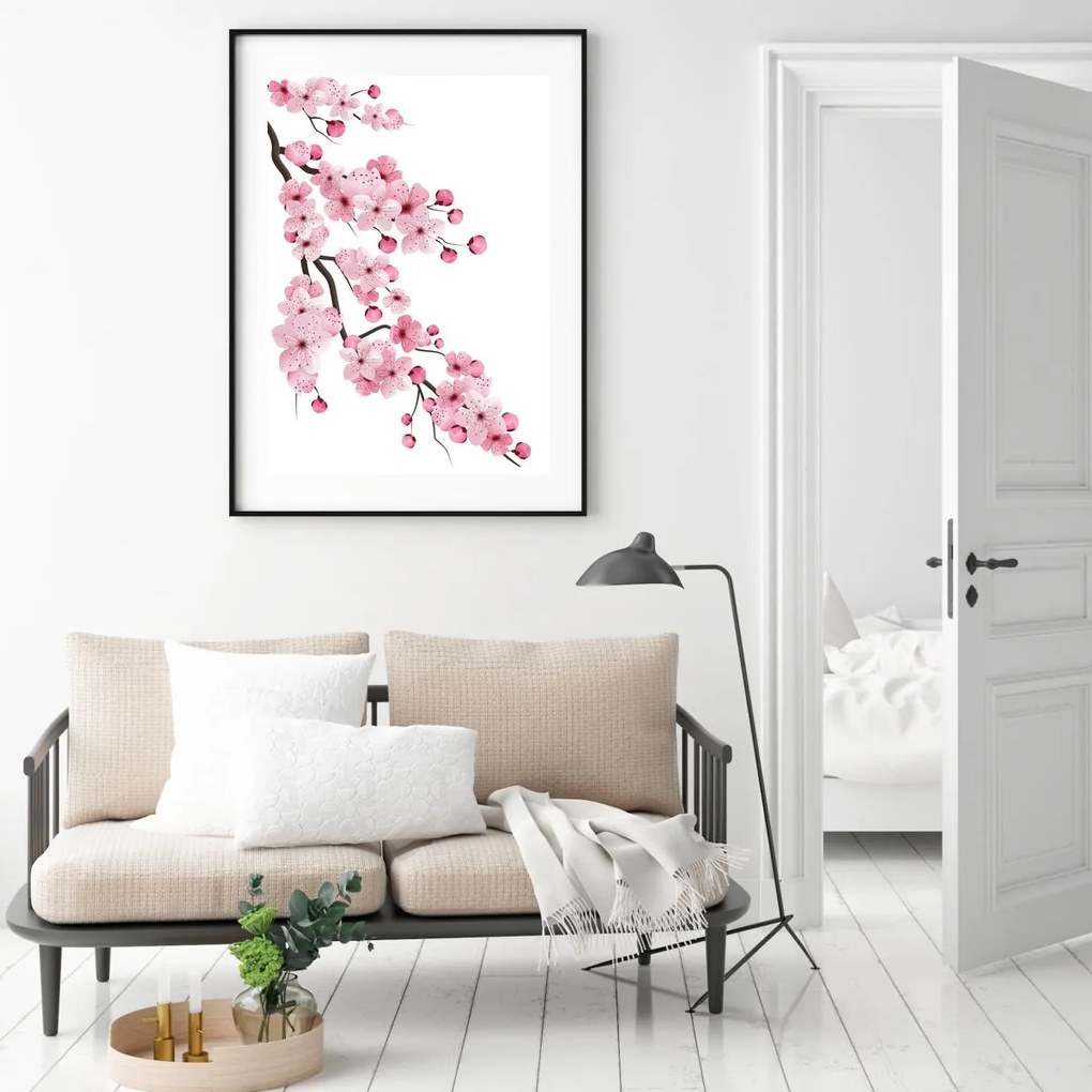 Poster - Copac înflorit (A4)