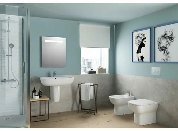 Oglinda cu iluminare si dezaburire Ideal Standard MirrorLight 70x70 cm