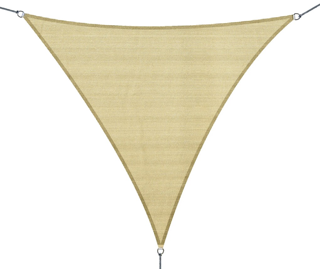 Outsunny Cort Parasolar Tringhiular Bej, 4x4x4m