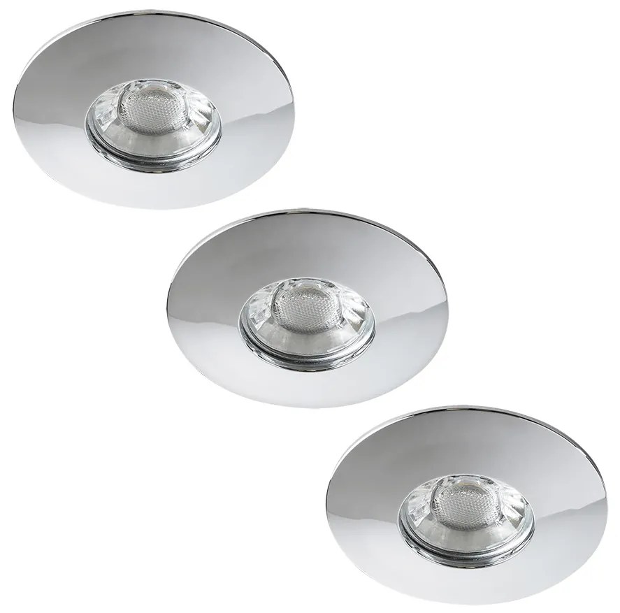 Rabalux 1072 - SET 3xLED Lampă încastrată baie RANDY 3xLED/4W/230V