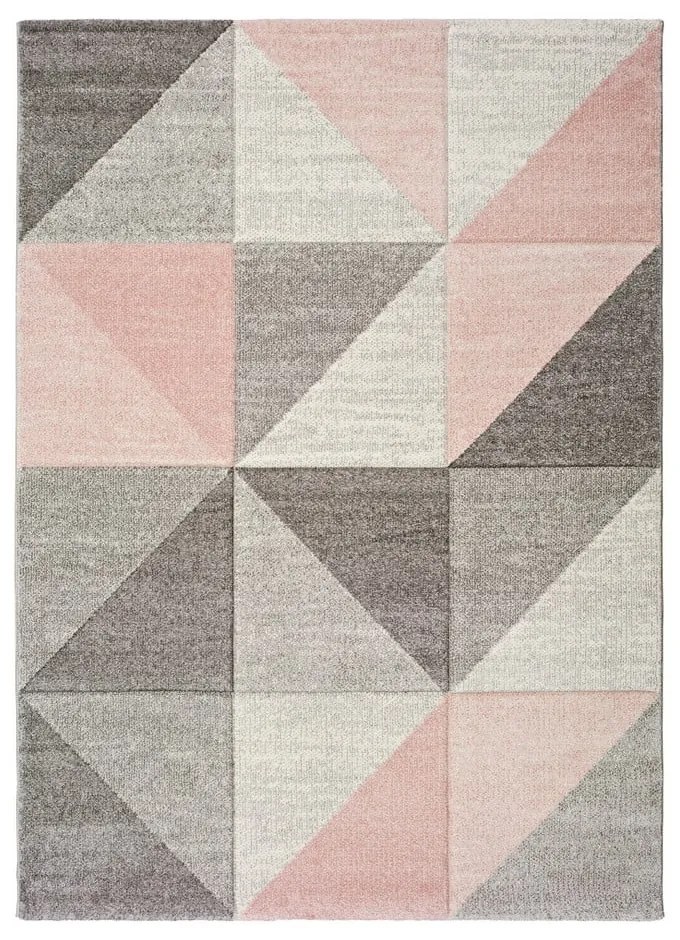 Covor Universal Retudo Naia, 160 x 230 cm, gri-roz